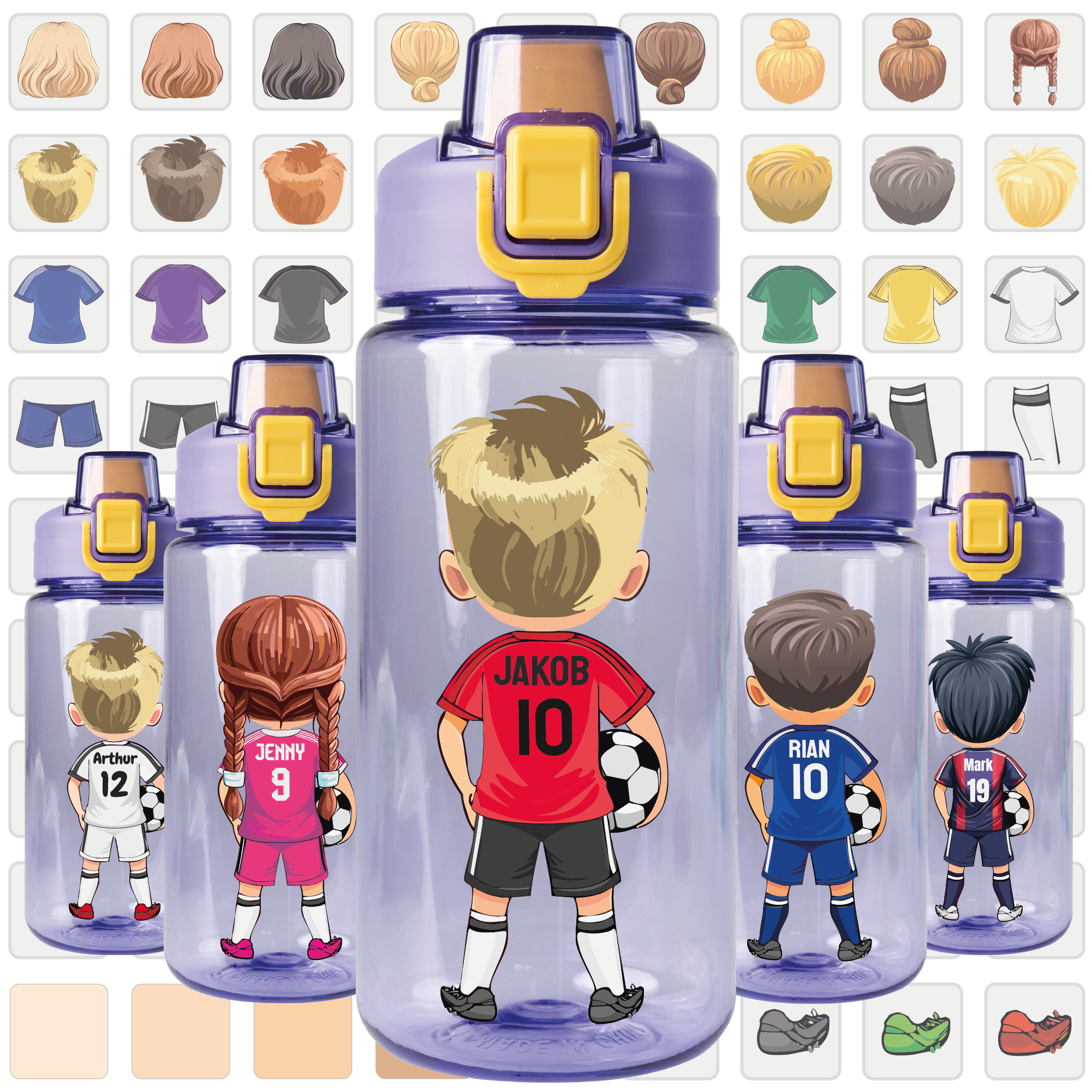 Fußball-Trinkflasche 0,6L - FSV Frankfurt Edition