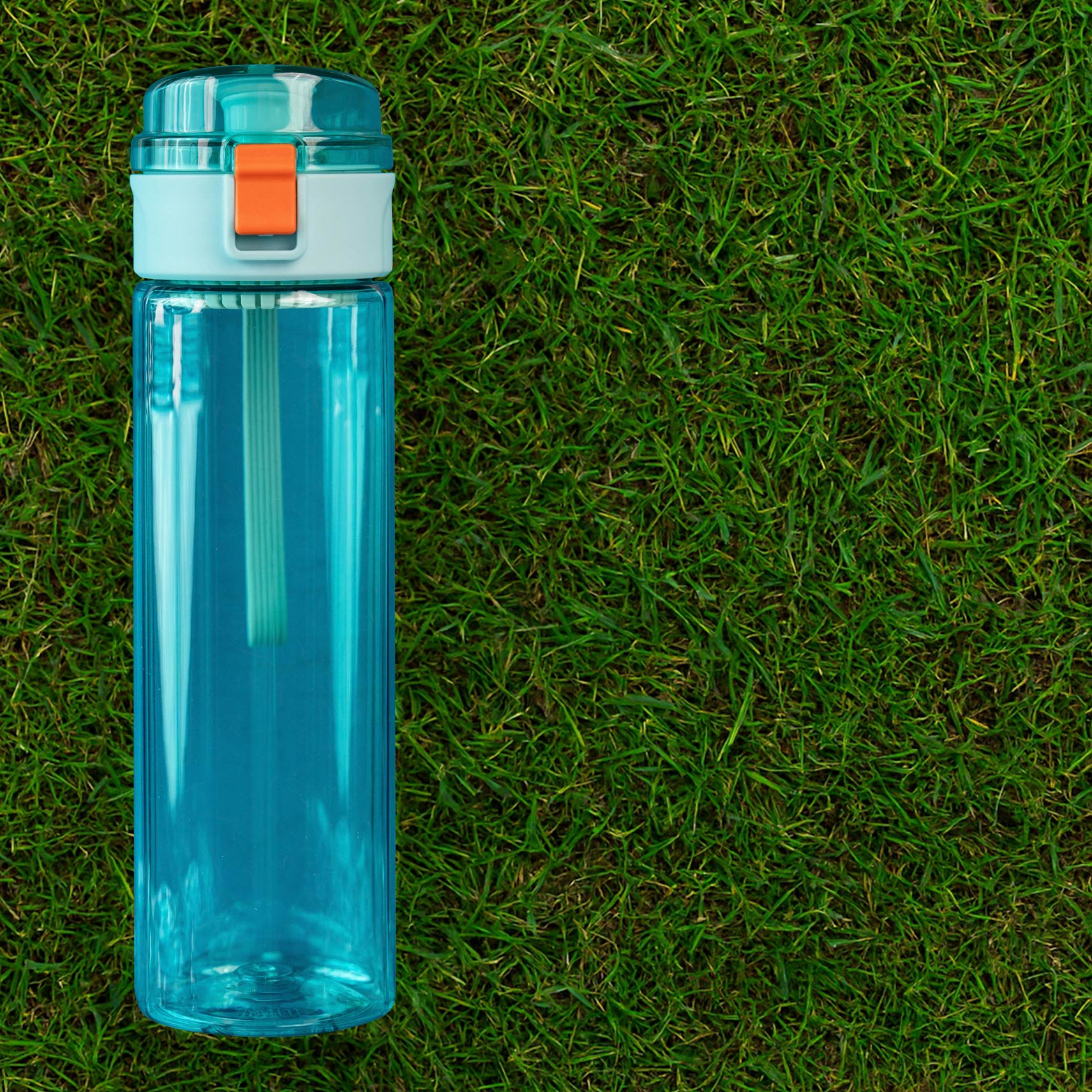 Fußball-Trinkflasche 0,5L Tritan Türkis